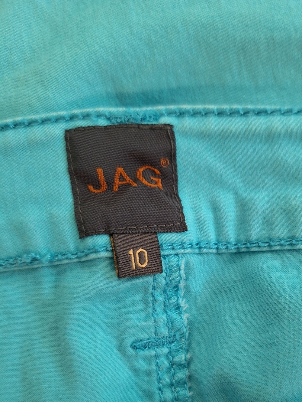 Jag Jeans Women's Teal High-Rise Skinny Jeans Sz 10 - Picture 4 of 6
